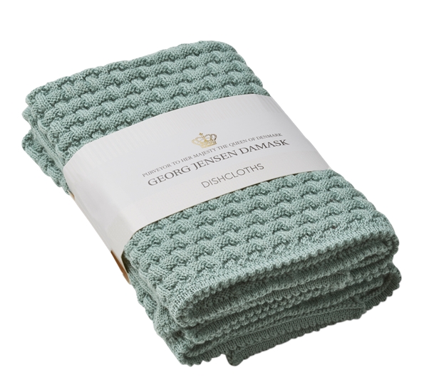 Nors Dusty Green Kjøkkenklut 2-Pk fra Georg Jensen Damask