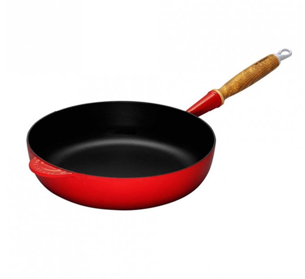 Serveringspanne 28 cm rød fra Le Creuset