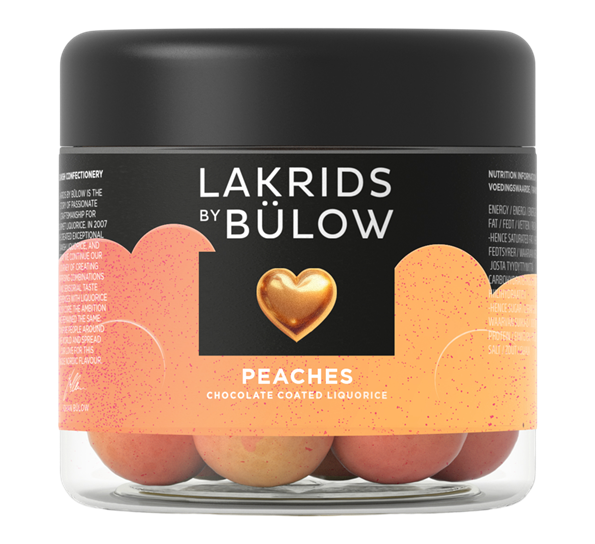 Love lakris liten peaches 125 g fra Lakrids By Johan Bülow