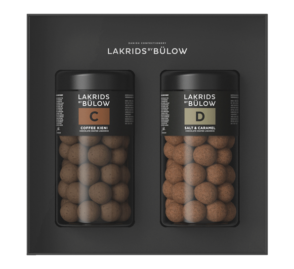 Black Box lakris 2 x standard C+D 590g fra Lakrids By Johan Bülow