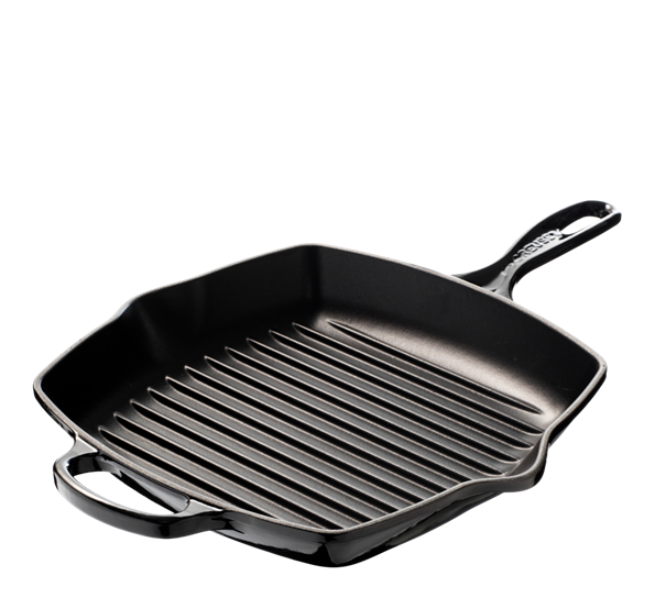 Grillpanne jern blank sort fra Le Creuset