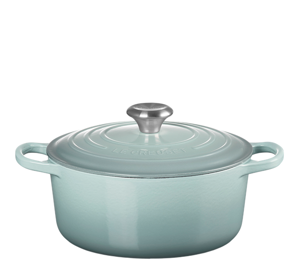 Jerngryte rund 4,2l 24 cm sea salt fra Le Creuset