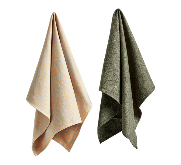 S&B kjøkkenhåndkle 2-pk No 6 Ballpoint Scribble fra HAY