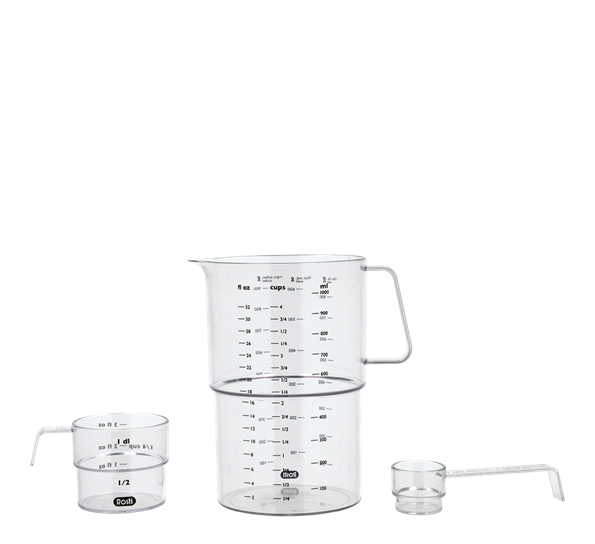 Mensura målebegersett 3 deler klar fra Rosti