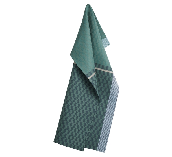 Colours Petrol Green kjøkkenhåndkle fra Georg Jensen Damask