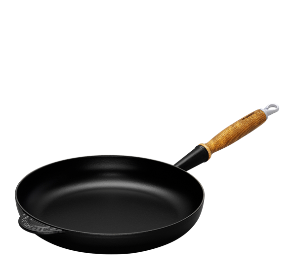 Stekepanne jern 24 cm matt sort fra Le Creuset