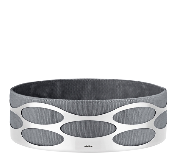 Embrace brødkurv ø23 cm grå fra Stelton