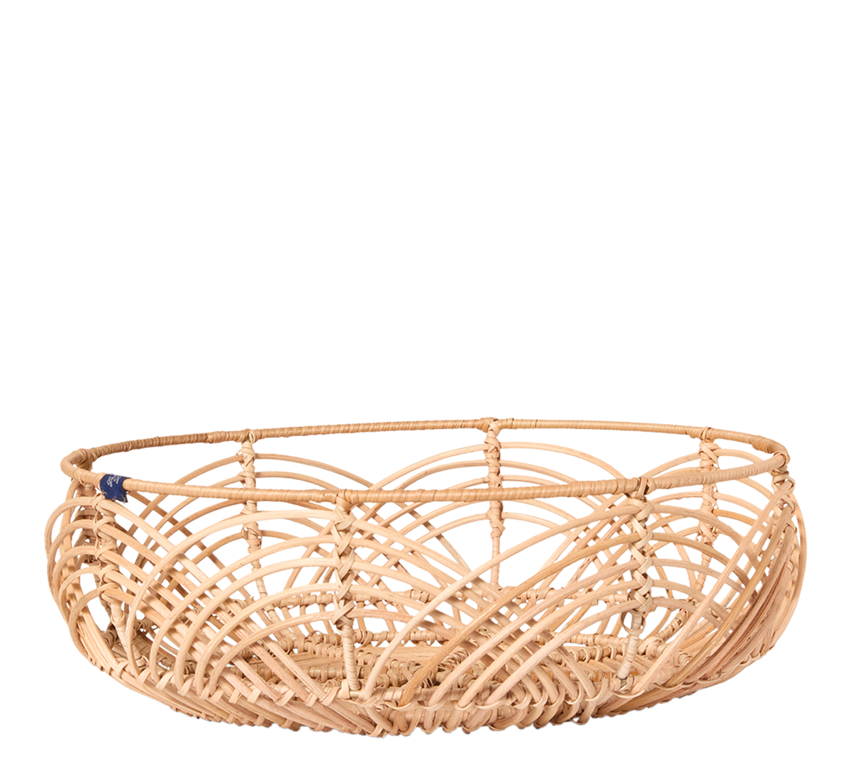 Wavy Rattan kurv ø38 cm brun