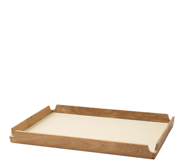 Airy teakbrett Nupo 36,6x28,6 cm vanilje teak Lind DNA
