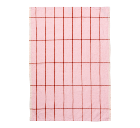 Hale kjøkkenhåndkle rosa rust fra Ferm Living
