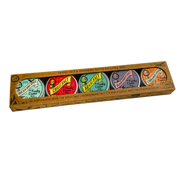 Tiny Taster 5-pk krydder fra Funky Ouma