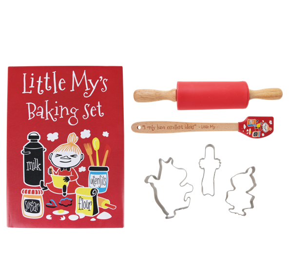 Mummi bakesett slikkepott kjevle og former Lille My fra Muurla