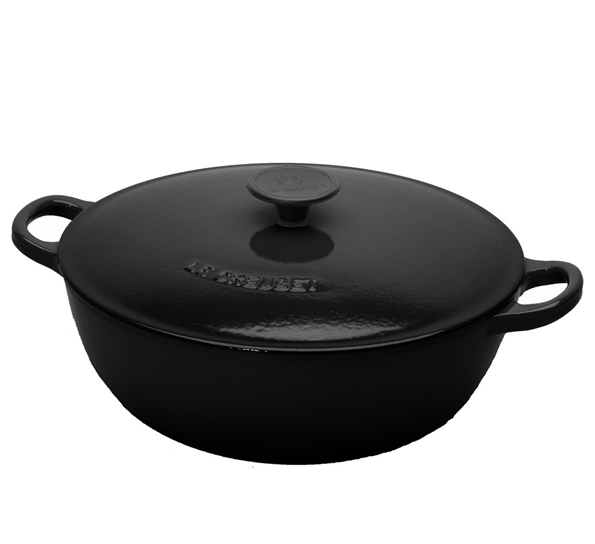 Stekegryte 7 liter matt sort fra Le Creuset