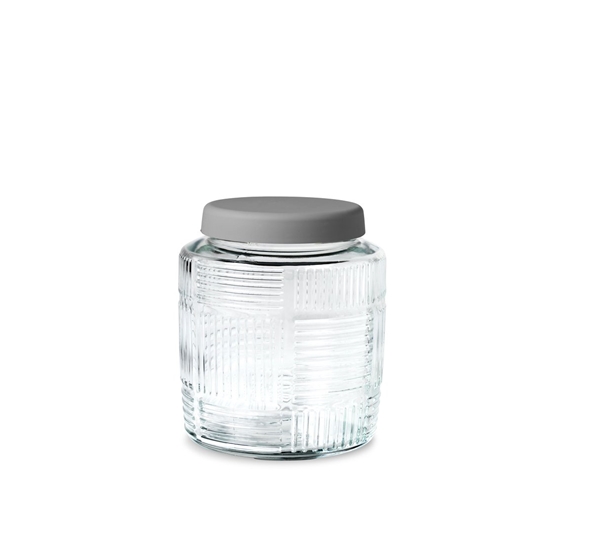Nanna Ditzel oppbevaringsglass grått 0,9 liter fra Rosendahl