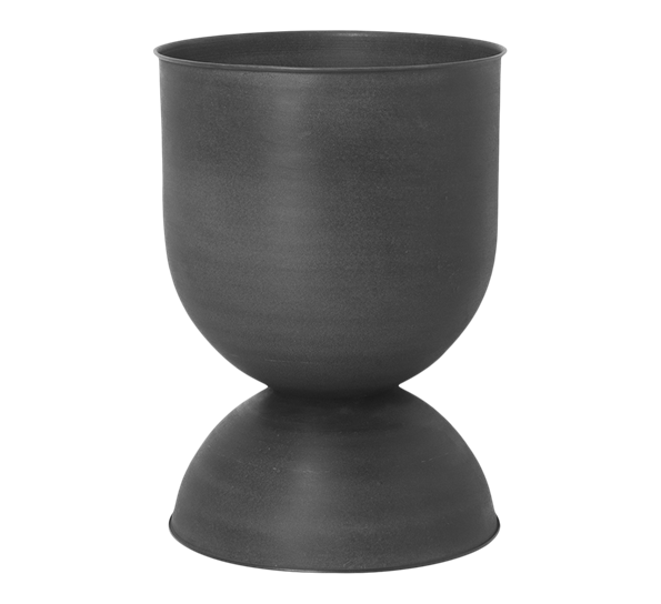 Hourglass krukke stor ø50 h73 cm sort fra Ferm Living