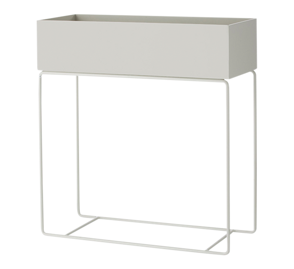 Plant box pidestall lys grå fra Ferm Living