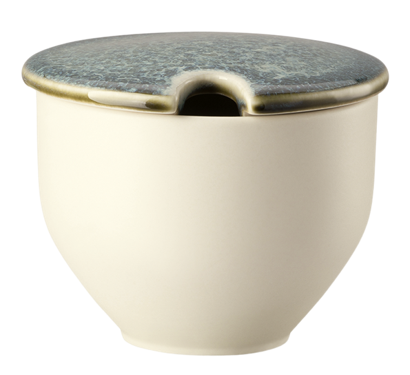 Junto Aquamarine sukkerskål med lokk fra Rosenthal