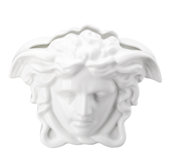 Medusa Grande vase 21 cm hvit fra Versace