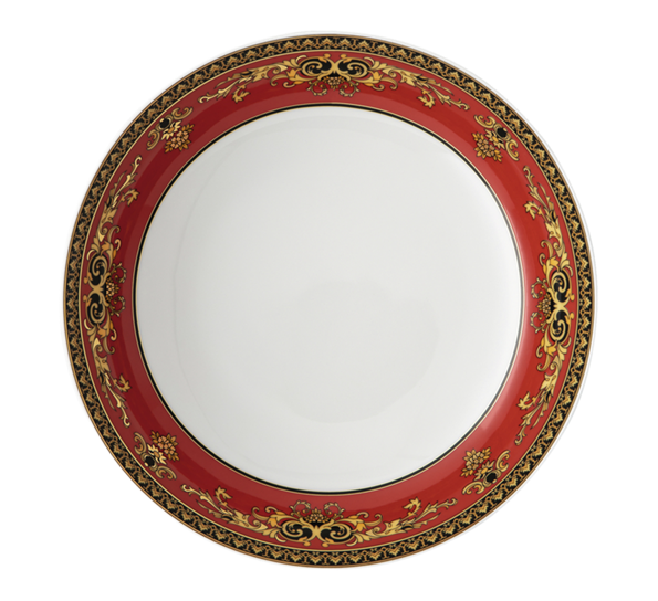 Medusa tallerken dyp 22 cm coupe rød fra Versace