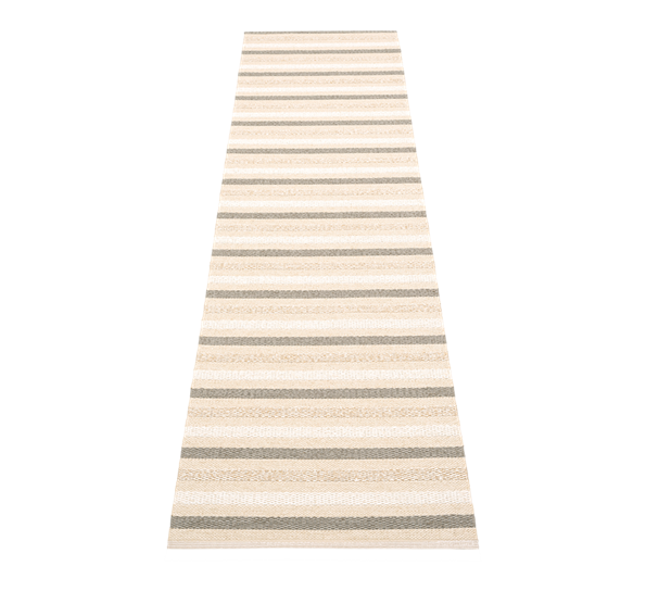 Grace matte cream 70x360 cm fra Pappelina