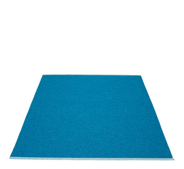 Mono matte petrol 180x220 cm fra Pappelina