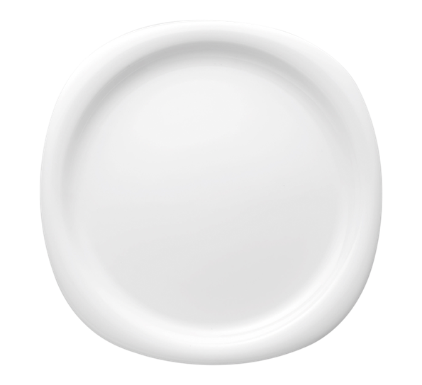 Suomi Hvit tallerken flat 28 cm fra Rosenthal