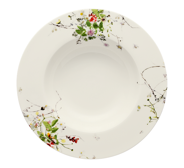 Fleurs Sauvages tallerken dyp 23 cm fra Rosenthal