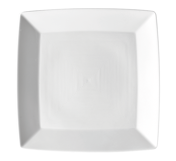 Trend asjett firkantet 22 cm hvit fra Thomas