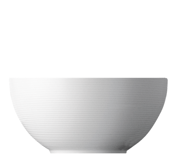 Loft Hvit skål lav 23 cm fra Thomas