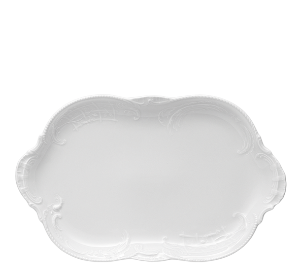 Sanssouci Hvit fat ovalt 28 cm fra Rosenthal