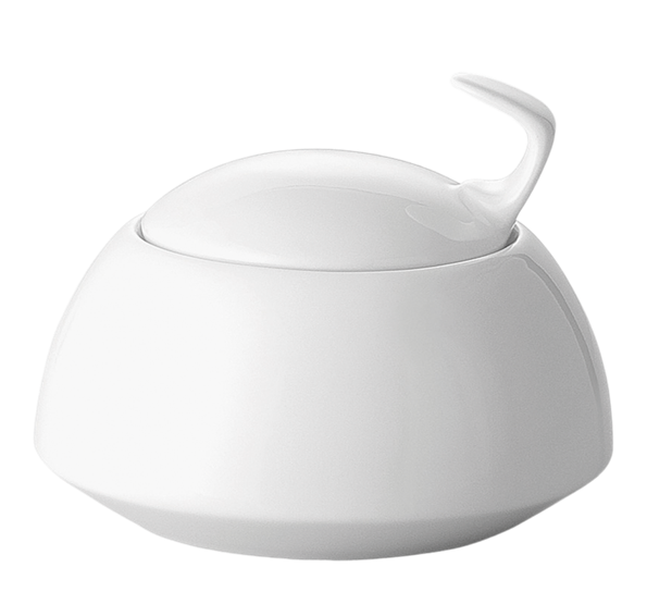 TAC Hvit sukkerskål med lokk 22 cl fra Rosenthal