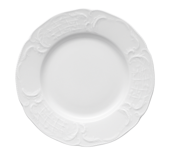 Sanssouci Hvit tallerken flat 26 cm fra Rosenthal