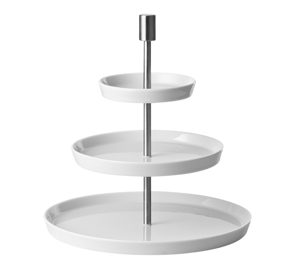 Loft Hvit etasjefat 3 etasjer fra Thomas