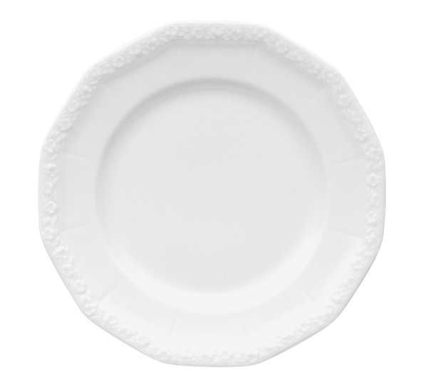 Maria Hvit dessertasjett 19 cm fra Rosenthal