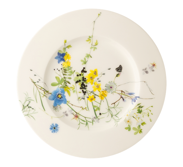 Fleurs Des Alpes dessertasjett 19 cm med fane fra Rosenthal