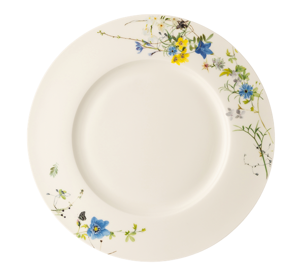 Fleurs Des Alpes tallerken flat 28 cm med fane fra Rosenthal
