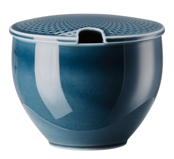 Junto Ocean Blue sukkerskål med lokk fra Rosenthal