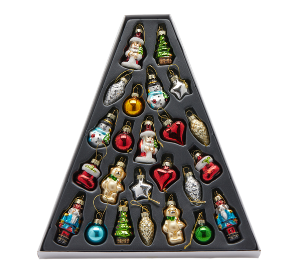 <p>&nbsp;Julekuler små assortert 24-pk EDG Enzo de Gasperi</p>
