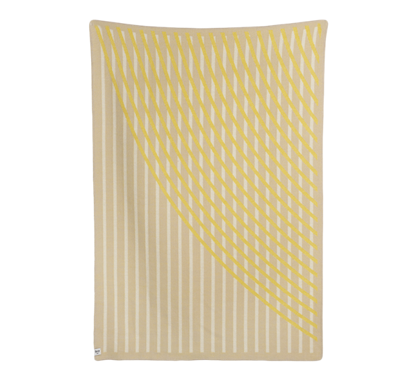 Bislett pledd Lemon Tart 200x135 cm fra Røros Tweed