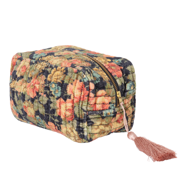 Toalettmappe 20x12x10 cm fløyel Night Garden ByTiMo