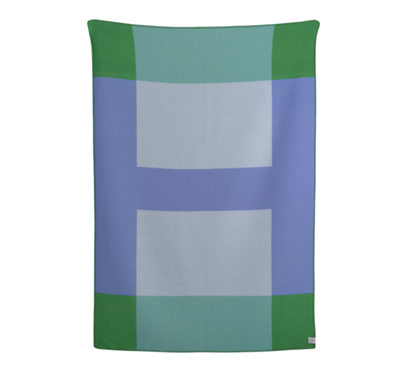 Syndin pledd blått og grønt 135x200 cm fra Røros Tweed