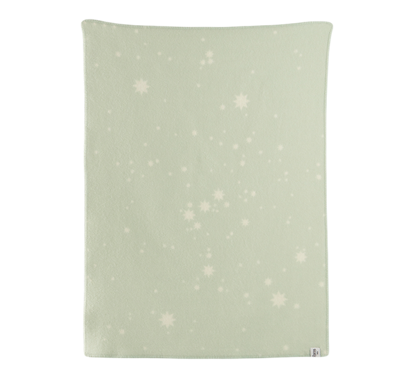 Orion halvpledd lys grønn 100x135cm fra Røros Tweed