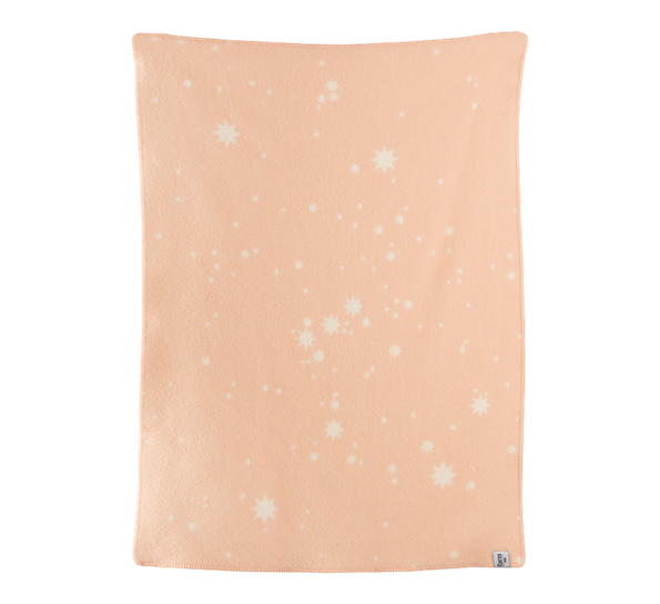 Orion halvpledd lys rosa 100x135cm fra Røros Tweed
