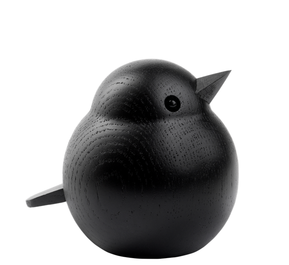 Spurv mamma sort eik 8 cm fra Novoform