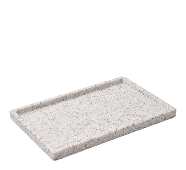 Terrazzo Collection firkantet fat 30x20 cm fra Humdakin