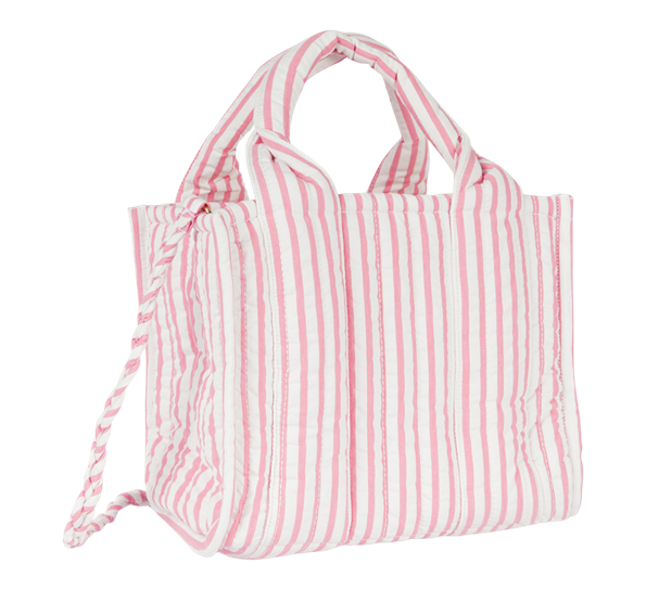 Tote Bag 25x20 cm Pink Stripe ByTiMo