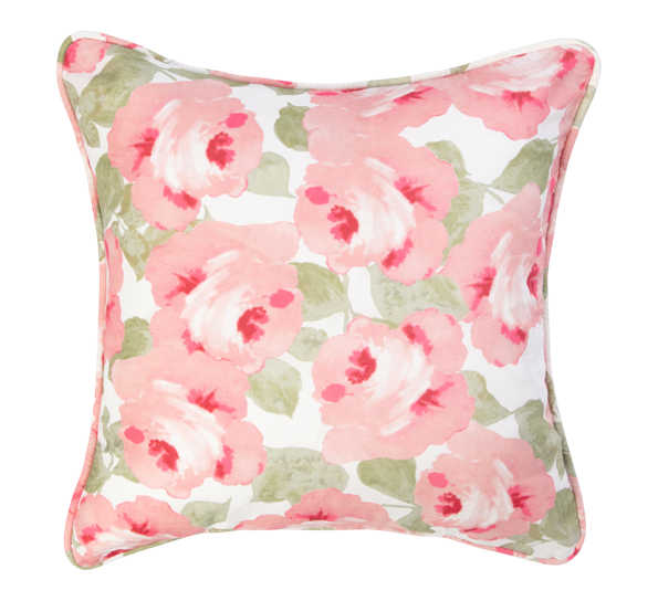 Putetrekk 50x50 cm Pink Bloom ByTiMo