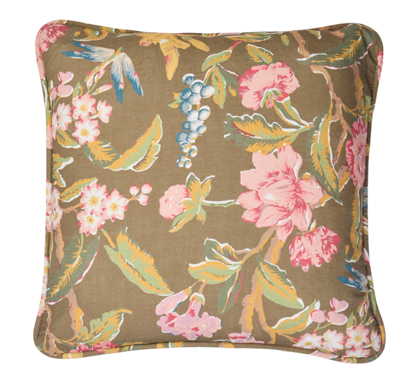 Putetrekk 50x50 cm lin Green Field ByTiMo