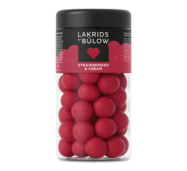 Love lakris standard Strawberry & Cream 295g fra Lakrids By Johan Bülow