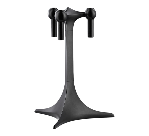 <p>STOFF fot 23 cm til lysestake matt sort fra Stoff Copenhagen</p>
